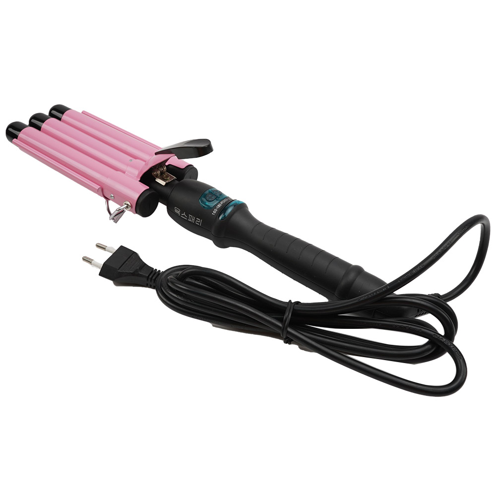 LED Manik Triple Barrel Rambut Curler